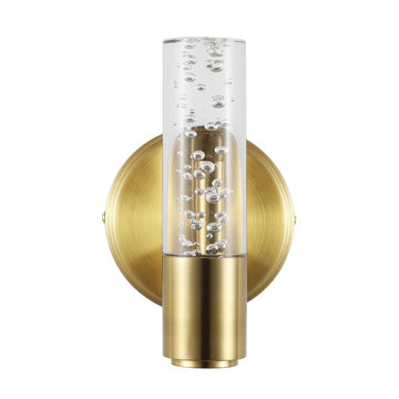 Bolha Minimalist Modern Bubble Acrylic/Iron Integrated LED Vanity Light - JONATHAN Y